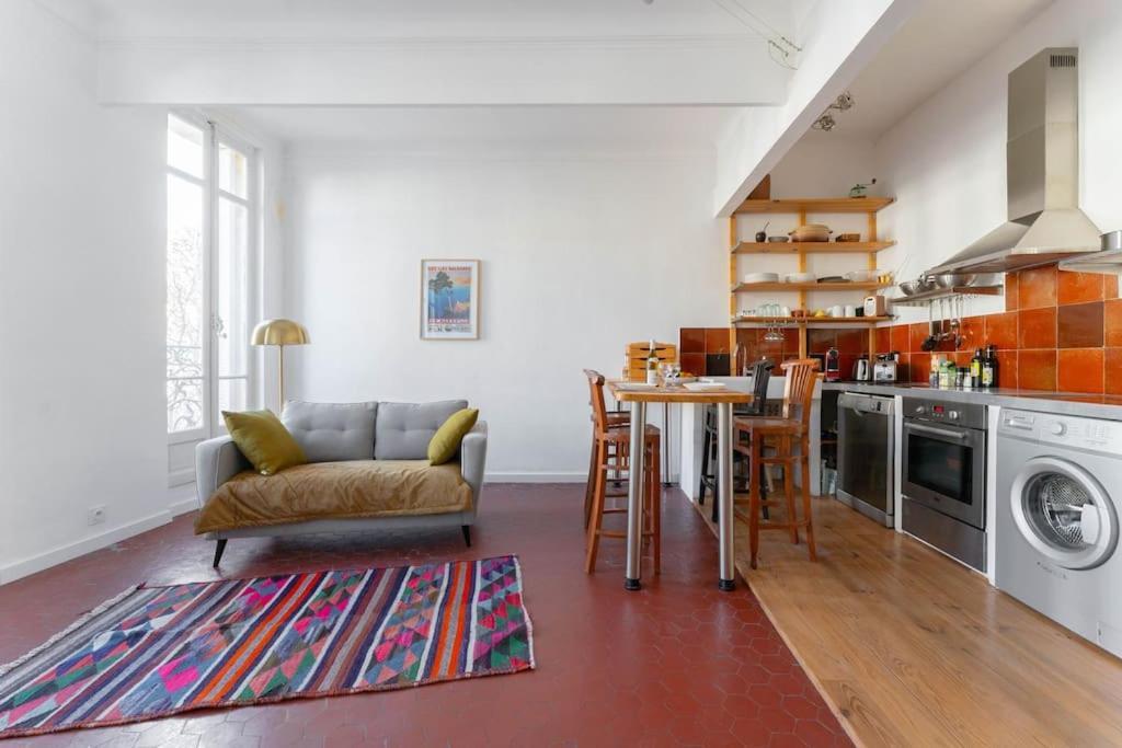 Superbe Appart, Central, Petit Balcon & Vue Place 马赛 外观 照片